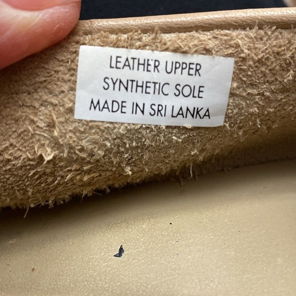 AEROSOLES leather Shoes Womens 8.5 moccasins flats comfort leather Tan Walking - Picture 8 of 11